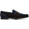 Marco Di Milano "Hugo" Brown / Navy Genuine Sueded Ostrich Leg Loafer